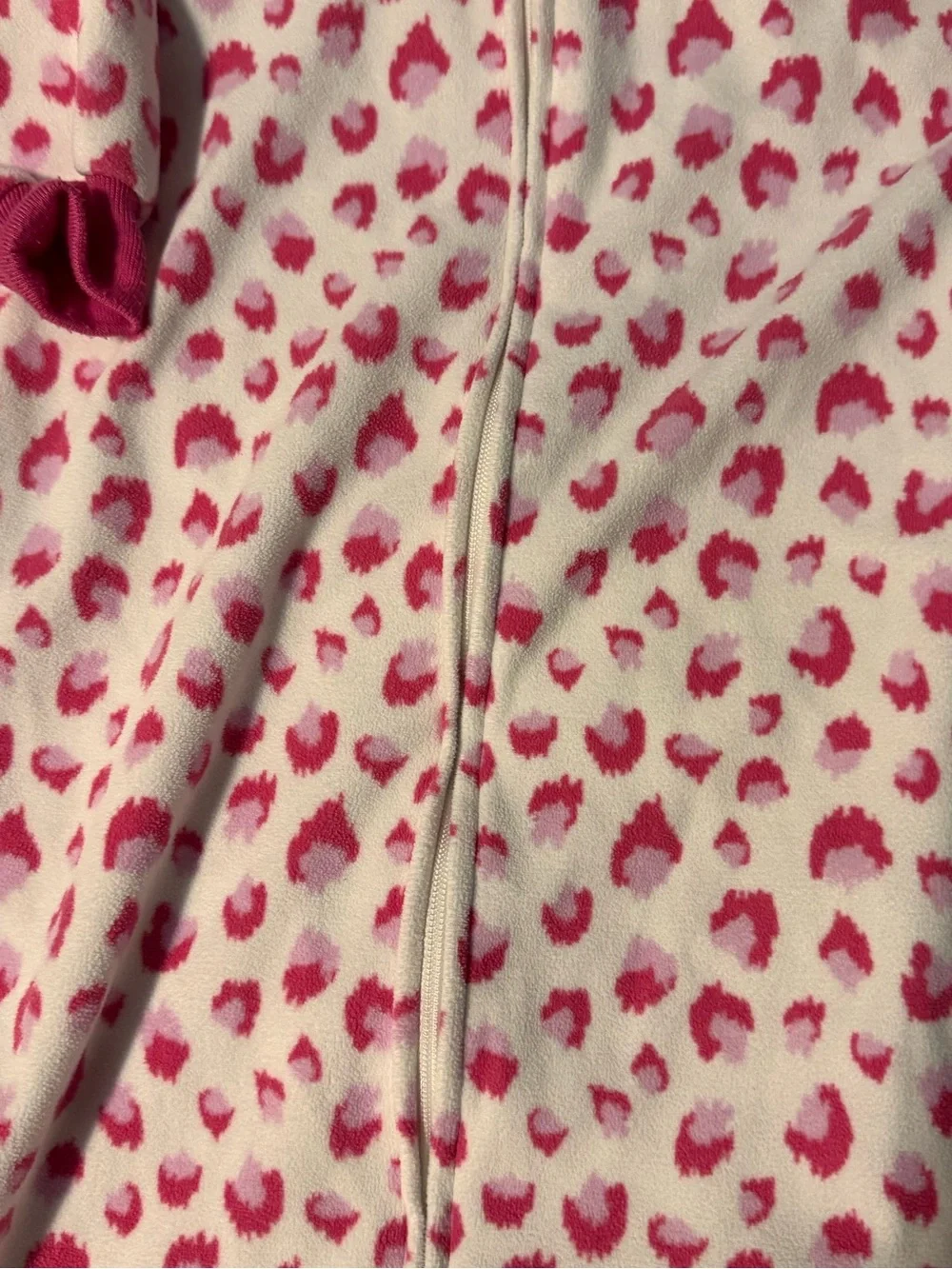 Carter's White and Pink Heart-Print Sleep Sack with Zipper